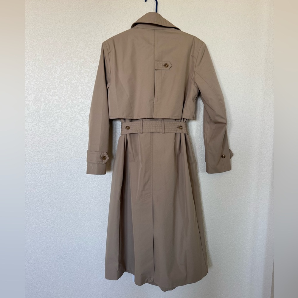 Banana Republic Khaki Belted Trench Coat - Picture 6 of 6